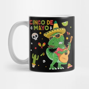 Tacosaurus Rex Cinco De Mayo 2021 Toddler Boy Dinosaur TRex Mug